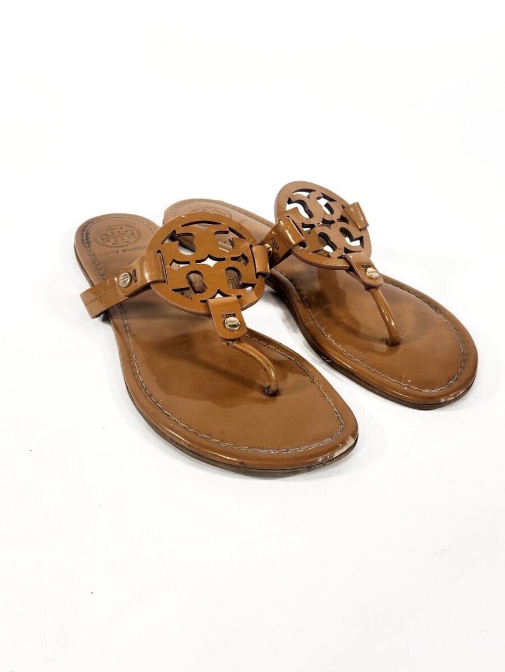 Tory Burch Tan Brown Miller Sandals Size 6.5